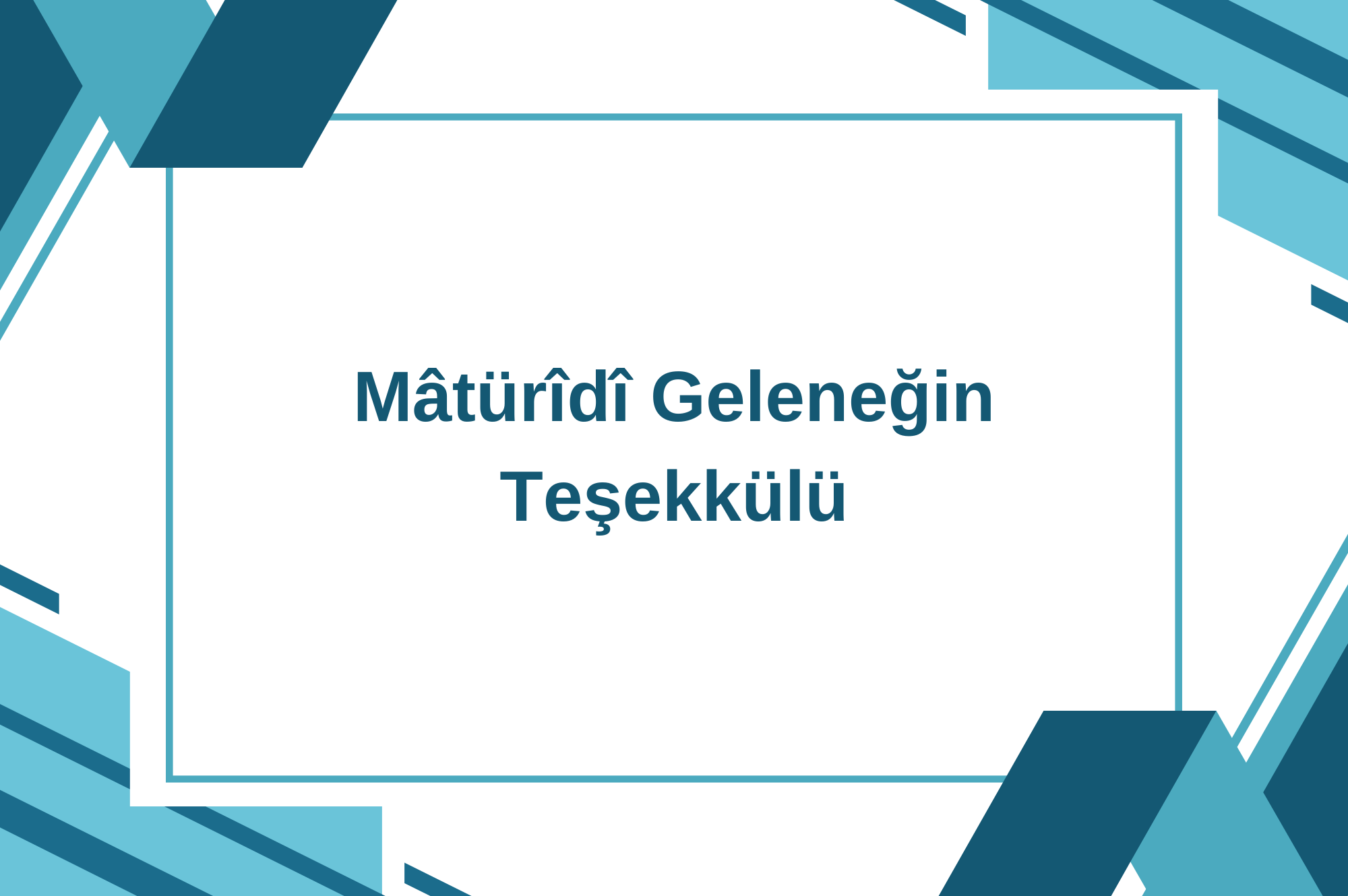 Mâtürîdî Geleneğin Teşekkülü